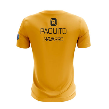 T-shirt Bullpadel Hexagon PN Paquito Navarro yellow #Color_Yellow