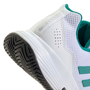 Padel shoes men's Adidas Gamecourt 2 M Clay /Green FW25 white #Color_White