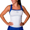 Padel T-shirt Belen Berbel Alas white #Color_White