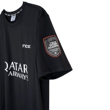 T-shirt Nox Sponsors AT10 Black Agustin Tapia 2026 Official Padel T-Shirt black #Color_Black