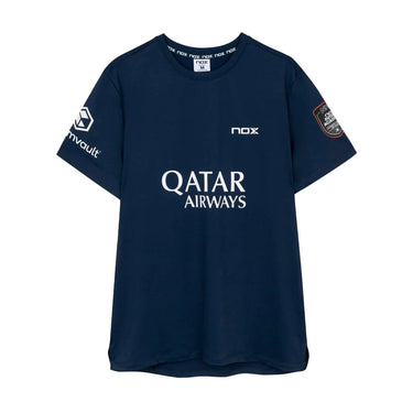 T-shirt Nox Sponsors AT10 Dark Blue Agustin Tapia 2026 Official Padel T-Shirt dark blue #Color_Dark Blue