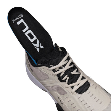 Padel shoes NOX AT10 PRO Silver Birch Black 2026 grey #Color_Grey