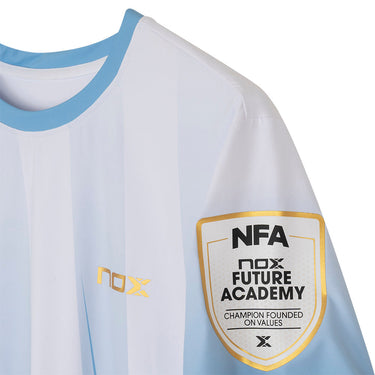 Padel T-shirt Nox AT10 Light Agustin Tapia 2026 white #Color_White