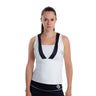 Padel T-shirt Belen Berbel Bali white #Color_White