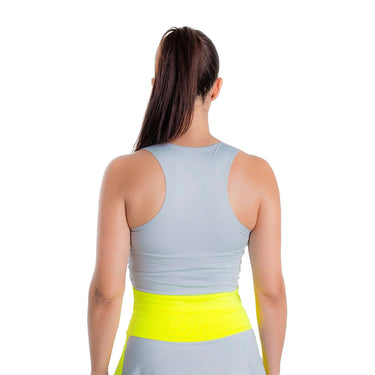 Padel T-shirt Belen Berbel Bora grey #Color_Grey