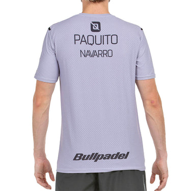 Padel T-shirt men's Bullpadel Paquito Navarro 25V T grey #Color_Grey