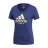 Padel T-shirt Adidas Category W blue #Color_Blue