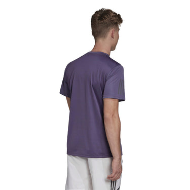 Padel T-shirt Adidas Club 3STR purple #Color_Purple