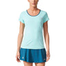 Padel T-shirt Adidas Court W blue #Color_Blue