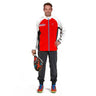 Padel product Drop Shot Crisol Tracksuit red #Color_Red