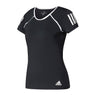 Padel T-shirt Adidas Club /White black #Color_Black