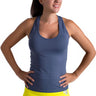 Padel T-shirt Belen Berbel Basica Pico Denim grey #Color_Grey