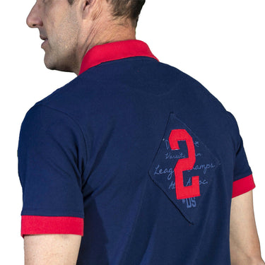 Padel polo Drop Shot Doma dark blue #Color_Dark Blue