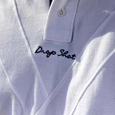 Padel polo Drop Shot Doma white #Color_White