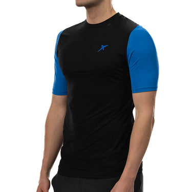 Padel T-shirt men's Drop Shot Aker SS25 Jon Sanz T black #Color_Black