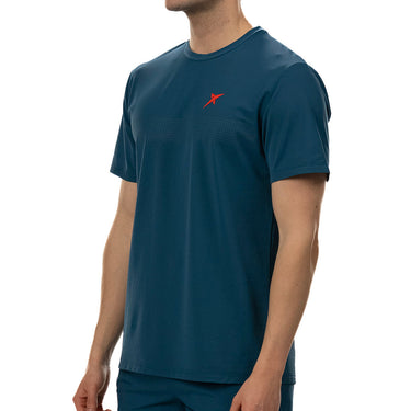 Padel T-shirt Drop Shot Egan T blue #Color_Blue