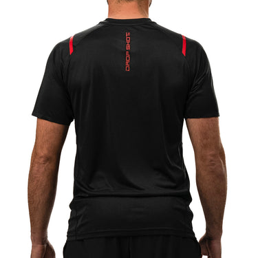 Padel T-shirt Drop Shot Fenix SS25 T black #Color_Black