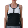 Padel T-shirt women's Drop Shot Onyx SS25 black #Color_Black