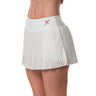 Padel skirt women's Drop Shot Radiant SS25 white #Color_White