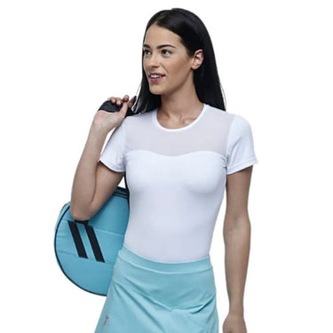 Padel T-shirt Drop Shot Fenicia T Alt white #Color_White