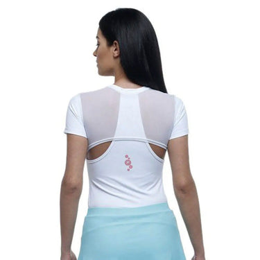 Padel T-shirt Drop Shot Fenicia T Alt white #Color_White