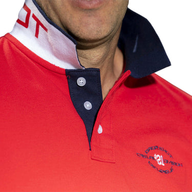 Padel polo Drop Shot Fuster red #Color_Red