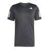 Padel T-shirt Adidas Club 3STR Ale Galán black #Color_Black