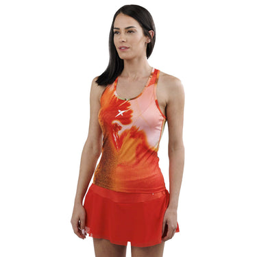 Padel T-shirt Drop Shot Maira T orange #Color_Orange