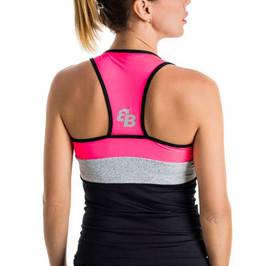 Padel T-shirt Belen Berbel Mija grey #Color_Grey