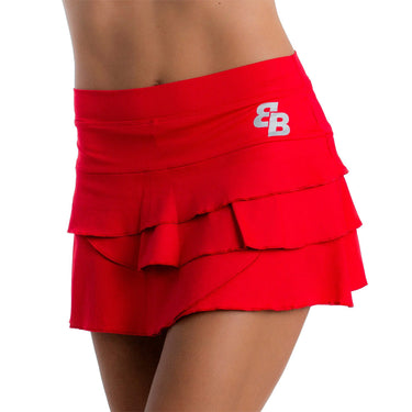 Padel skirt Belen Berbel Monaco red #Color_Red