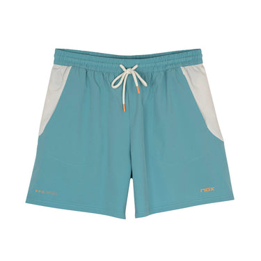 Shorts men's NOX PRO Turquoise Men SS25 Padel Shorts blue #Color_Blue