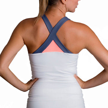 Padel T-shirt Belen Berbel Nube white #Color_White