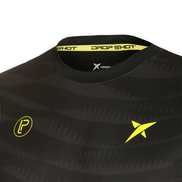 Padel T-shirt Drop Shot Rayco black #Color_Black