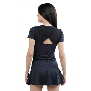 Padel T-shirt Drop Shot Tania black #Color_Black