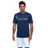 Padel T-shirt men's Drop Shot Team 19 blue #Color_Blue
