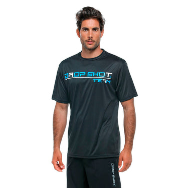 Padel T-shirt men's Drop Shot Team 20 black #Color_Black