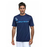 Padel T-shirt men's Drop Shot Team 19 blue #Color_Blue