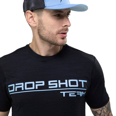 Padel T-shirt men's Drop Shot Team 20 black #Color_Black