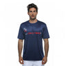 Padel T-shirt men's Drop Shot Team 19 blue #Color_Blue