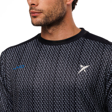 Padel T-shirt Drop Shot Tech Ancor JMD black #Color_Black