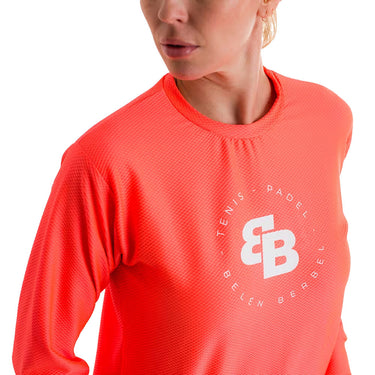 Sweatshirt Belen Berbel Texture Coral pink #Color_Pink