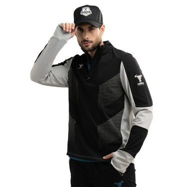 Padel sweatshirt Drop Shot Winka Campa black #Color_Black