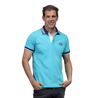 Padel polo Drop Shot Yanick Shirt blue #Color_Blue