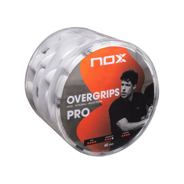 Nox Pro White Smooth Overgrips (60 pcs.)